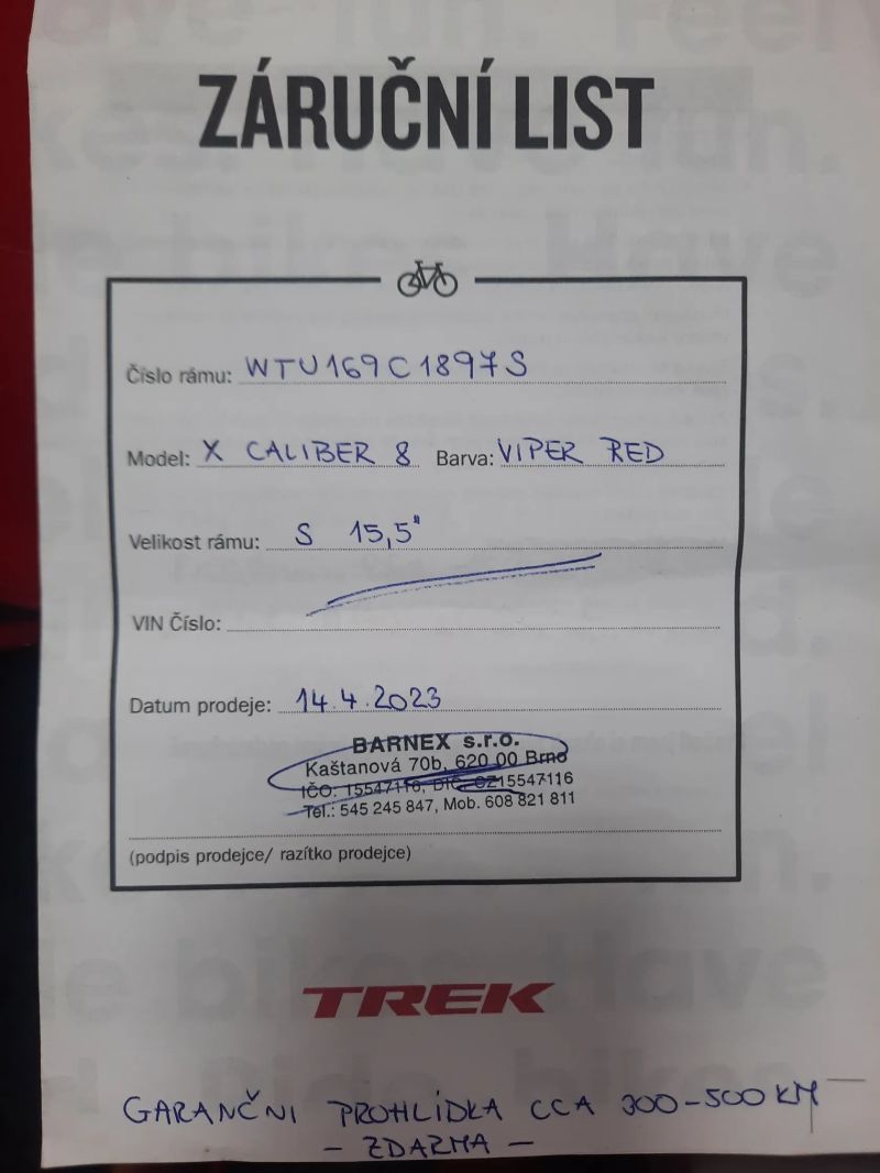 Trek X Caliber 8