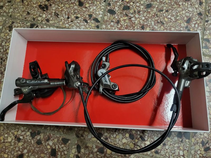 Shimano XTR BR-M9120 set přední a zadní brzdy čtyřpístkové