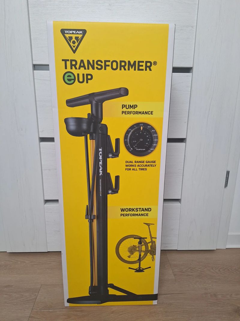 Prodám Pumpa dílenská Topeak Transformer eUP (stojan + pumpa) běžná cena > 2000,-