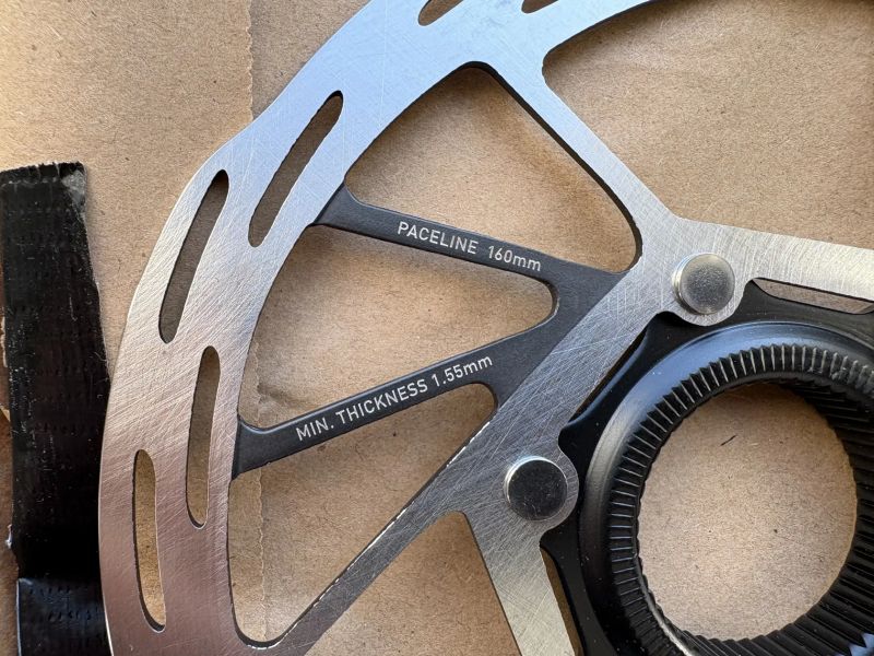 Sram Paceline 160mm a 140mm kotouce