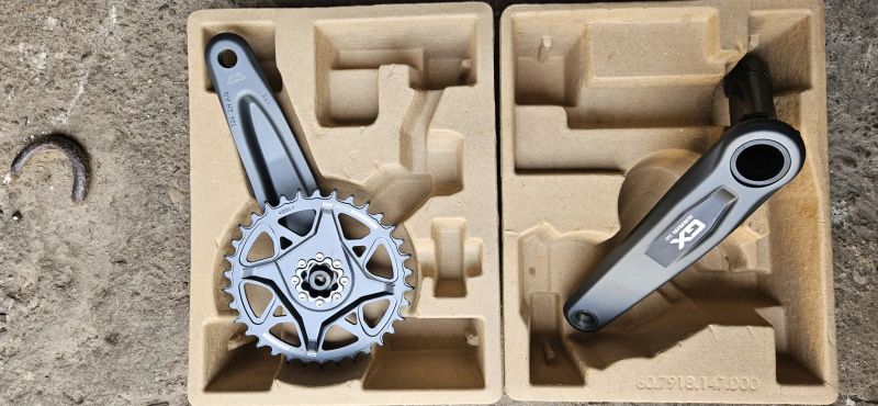 Kliky SRAM GX Eagle, DUB, T-Type, 34 zubů, řetězová linka 55 mm, délka 175 mm, nové
