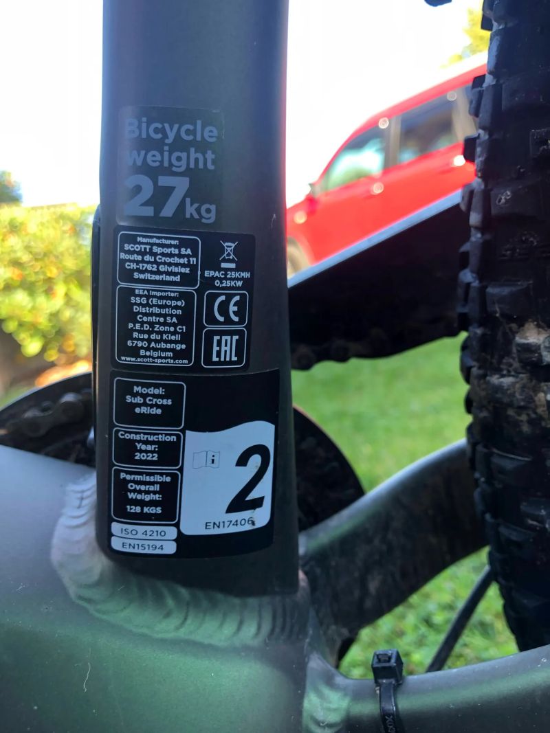 Scott Sub Cross Eride vel. XL 2022 1920km