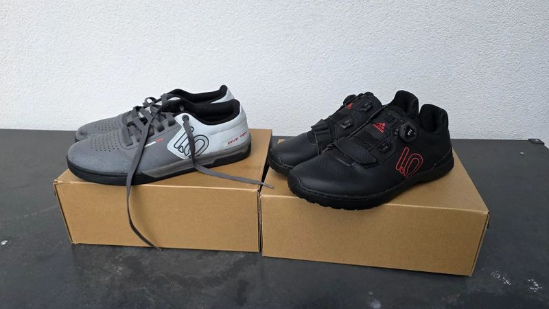 Five-ten freeriderpro 46 , kestrel boa 44 1/2