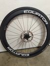Zánovní zaplétané karbonové kola Equator T45