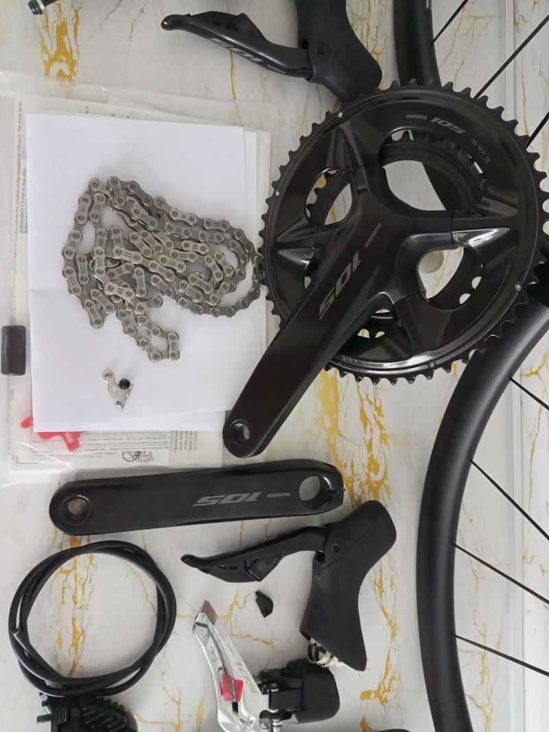 Nová sada Shimano Di2 2x12 R7170 + DT Swiss 