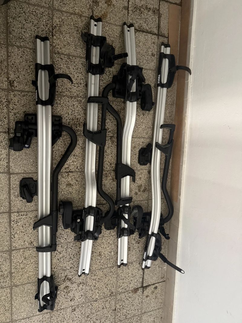 2x Thule ProRide 591, 2x Thule ProRide 598