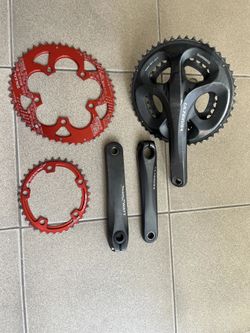Silniční kliky Shimano FC-6750 včetně Wattmetru Team Zwat