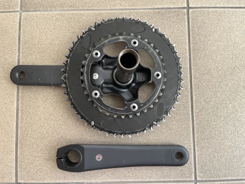 Silniční kliky Shimano FC-6750 včetně Wattmetru Team Zwat