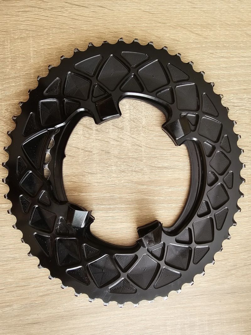 Prodám oválné převodníky Absolute Black 52/36z pro kliky Shimano Dura-Ace/Ultegra (9100/8000)