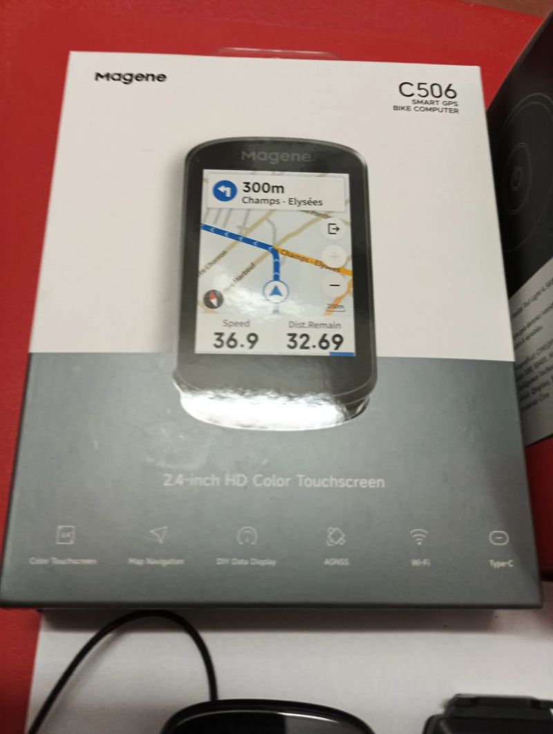 Magene C506 + radar Magene L508 a další 