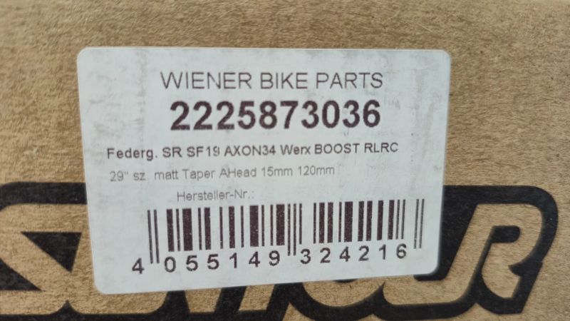 SR Suntour 120mm, boost
