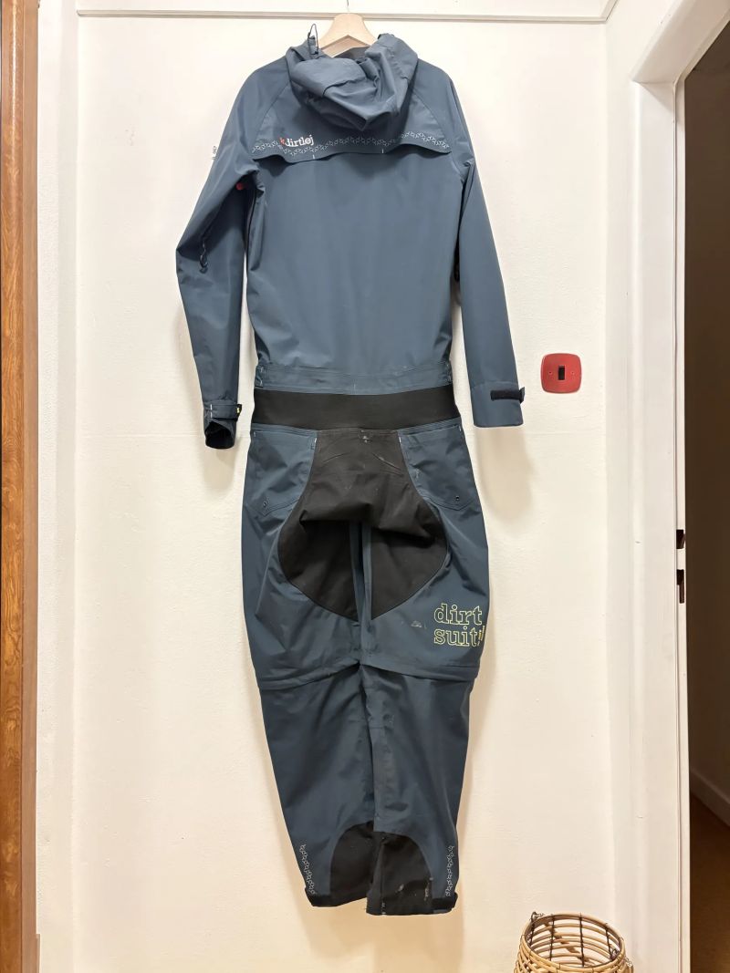 Kombinéza DIRTLEJ DIRTSUIT CORE EDITION STEEL BLUE/ORANGE vel. L