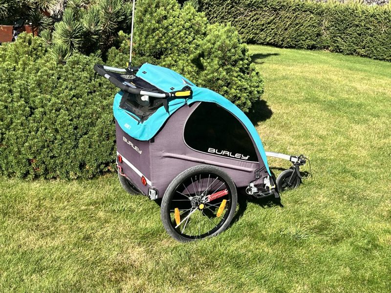 BURLEY ENCORE X dvoumístný dětský vozík s jogging. setem
