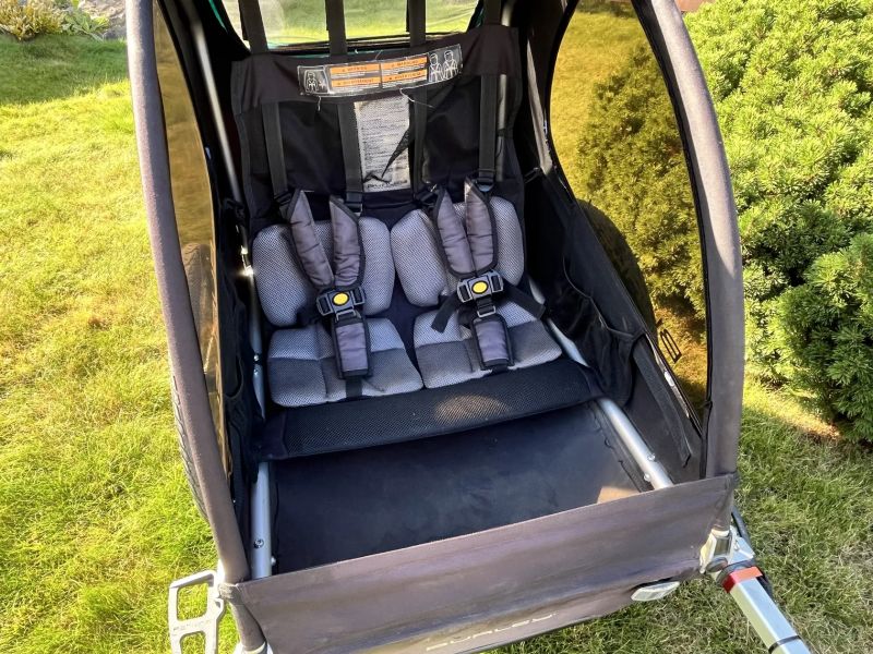 BURLEY ENCORE X dvoumístný dětský vozík s jogging. setem