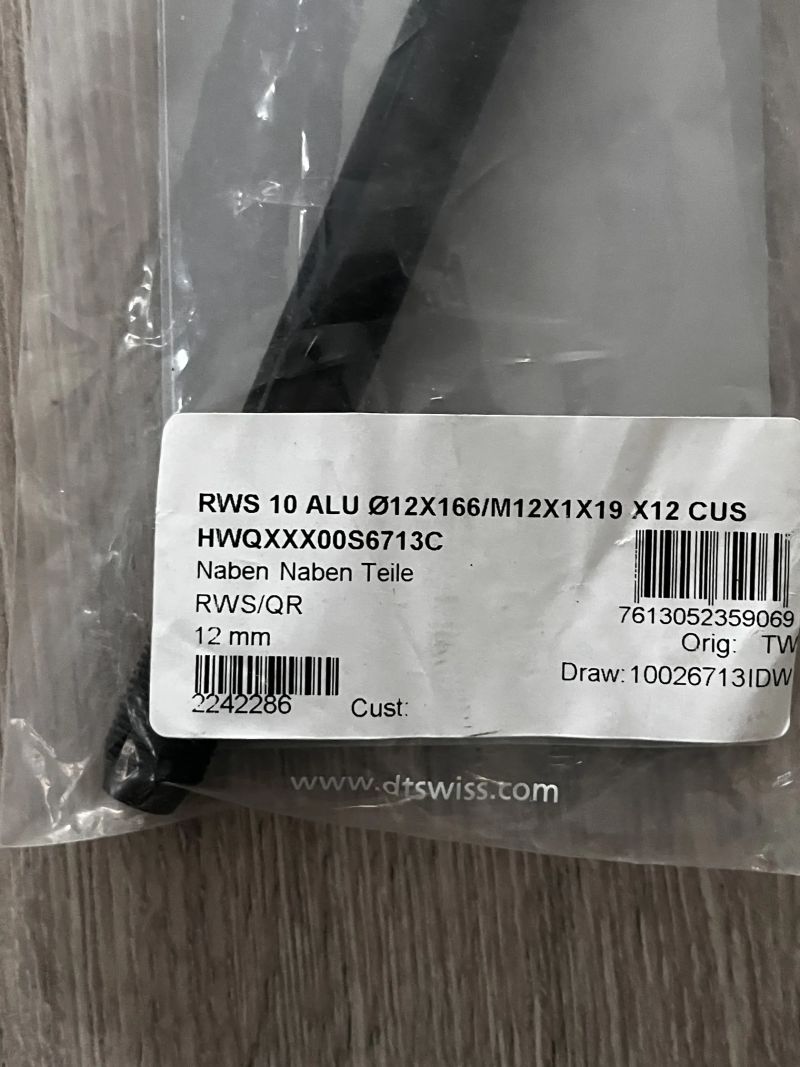 DT Swiss 12x166mm