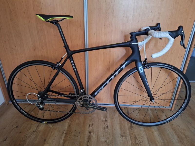 Scott Addict 2018 na Camp Record titanium 
