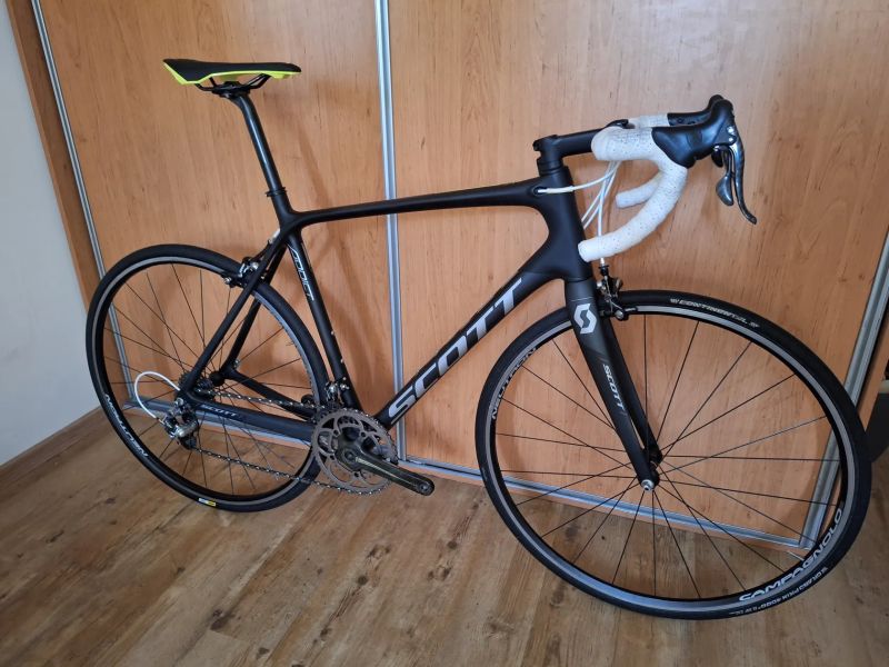 Scott Addict 2018 na Camp Record titanium 