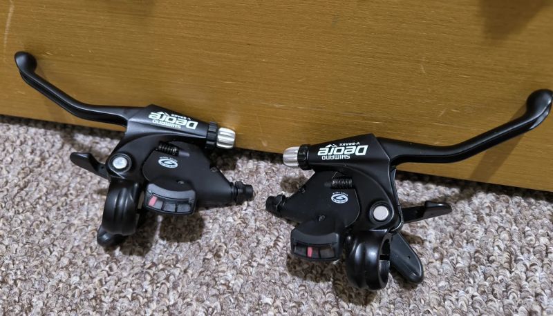 Shimano Deore 3x9 kombo páky 