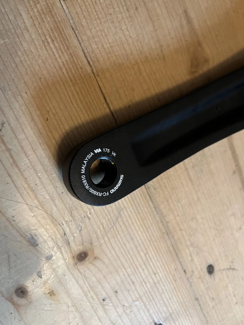 Shimano GRX FC-RX610 kliky, 2x12, 46/30T 175mm