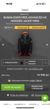 Bunda eiger advanced HS a kalhoty 