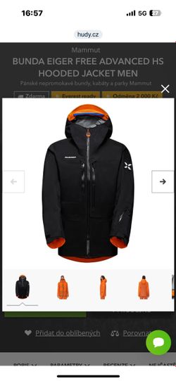 Bunda eiger advanced HS a kalhoty 