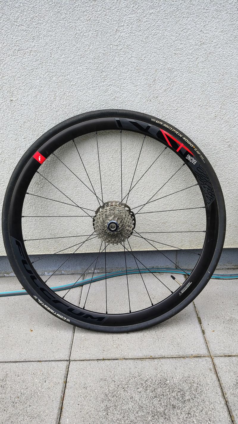 Prodám silniční kola Fulcrum Racing 4DB včetně plášťů a kotoučů