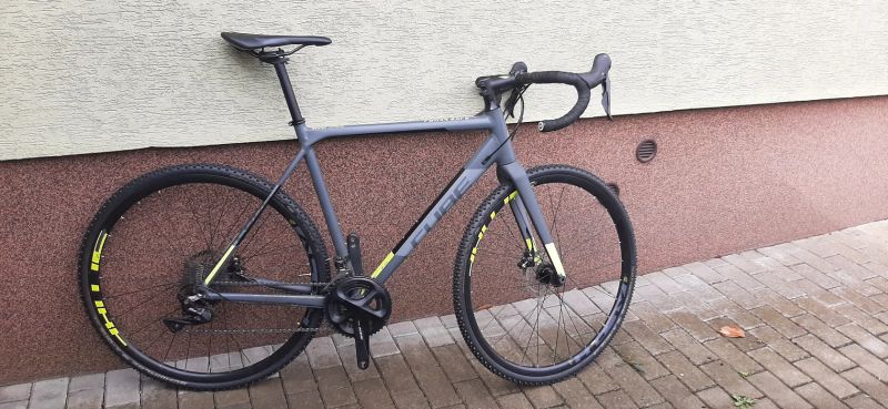 Cube Cyklokrosové kolo CUBE CROSS RACE PRO 2019 grey´n´flashyellow