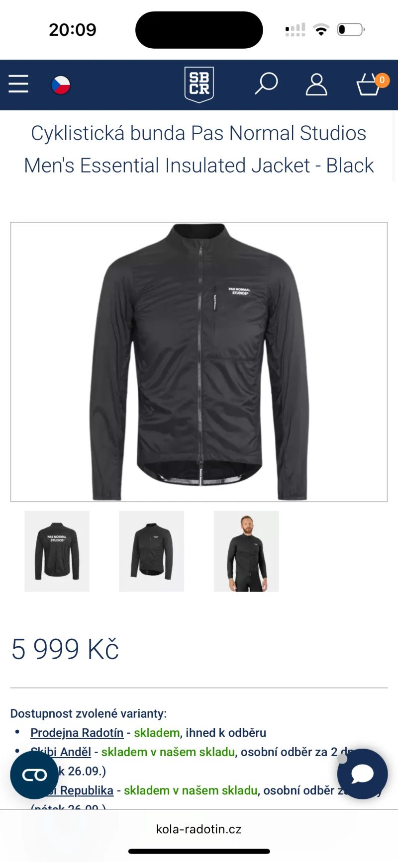 Pas Normal Studios Men's Essential Insulated Jacket 