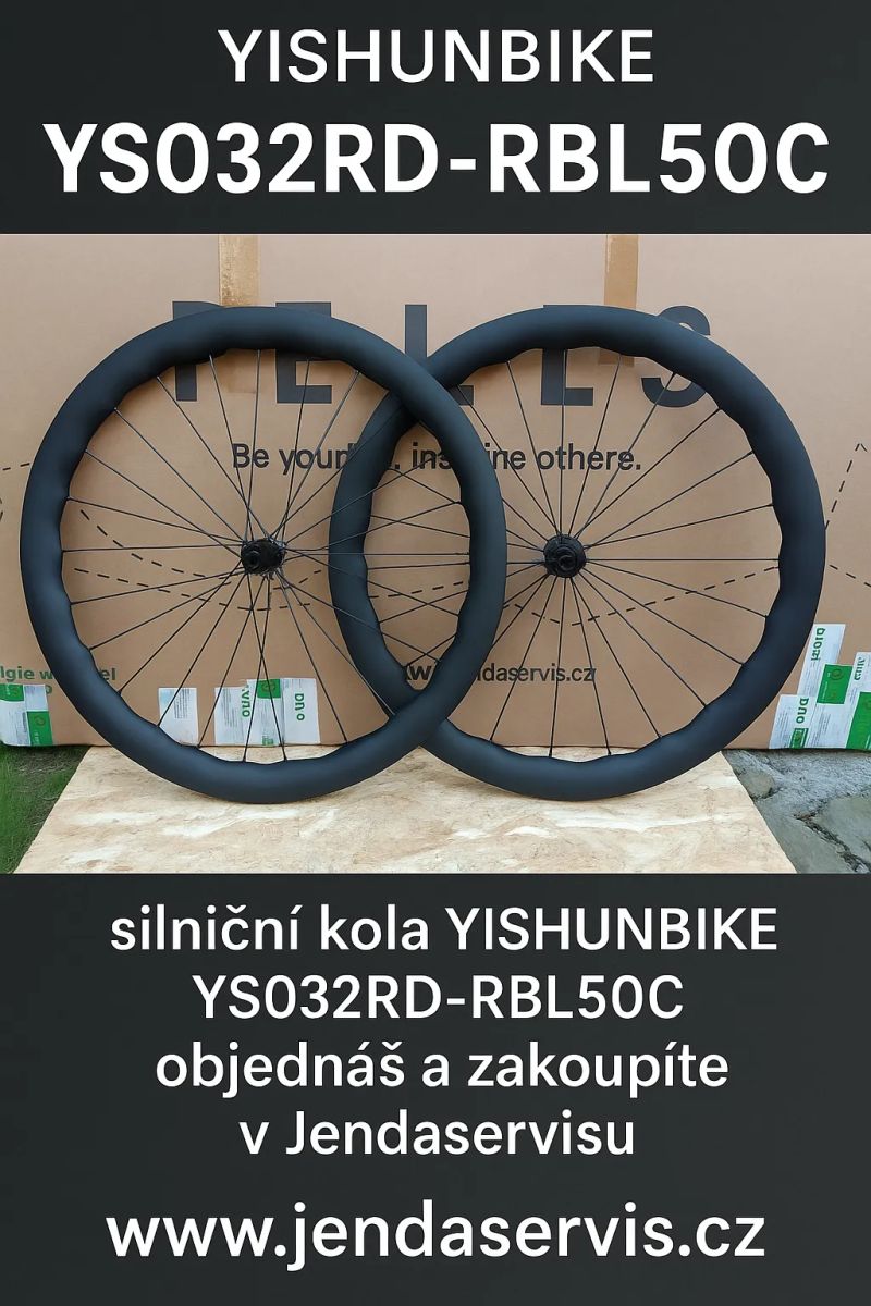 NOVÁ Silniční / Gravel karbonová kola Yishun RSL38/RLB50 – výška 38/50mm, tubeless ready, UD mat.