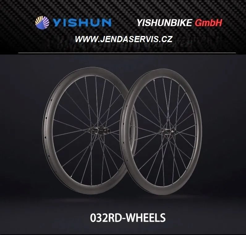 NOVÁ Silniční / Gravel karbonová kola Yishun RSL38/RLB50 – výška 38/50mm, tubeless ready, UD mat.