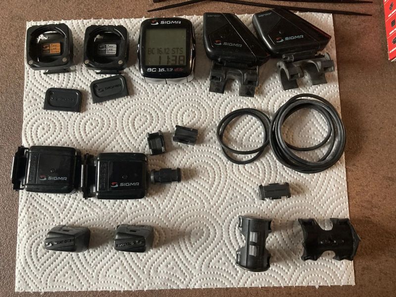 cyklocomputer Sigma BC 16.12 STS + Cadence na dvě kola