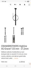 CRANKBROTHERS Highline XC/Gravel 125 mm - 27,2mm+páčka 