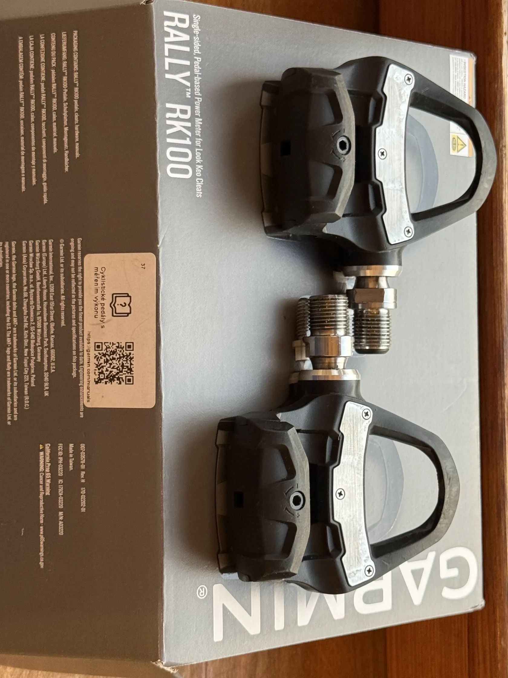 Pedály s watmetem Garmin Rally RK100 za 7 500 Kč | Cyklobazar.cz