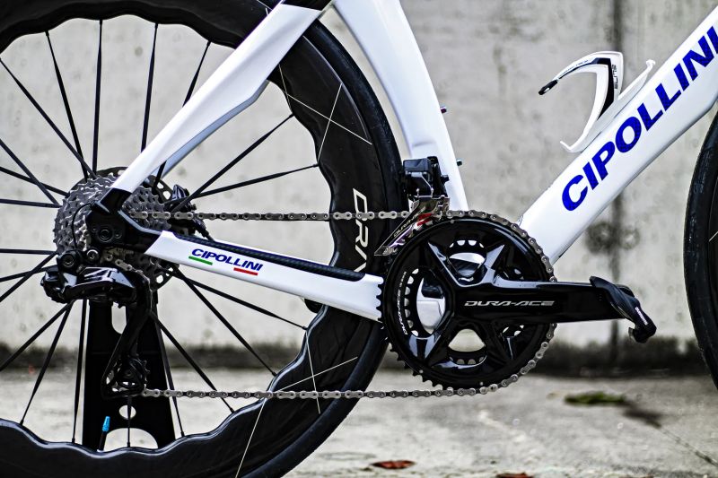 Cipollini THE ONE RB1K, Shimano Dura-Ace Di2 2x12, Drive Helix Carbon