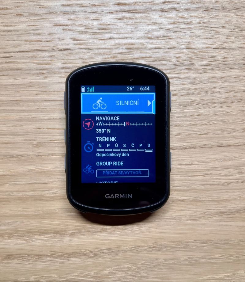 Garmin Edge 540 (kupován 23. 5. 2025) – jako nový, kompletní příslušenství