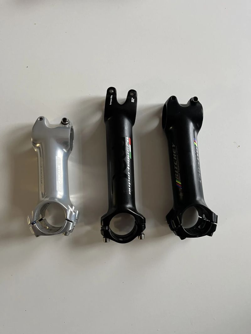 Představec Deda (140mm, 8D) a Ritchey (120mm,6D a 90mm,6D), TOP STav
