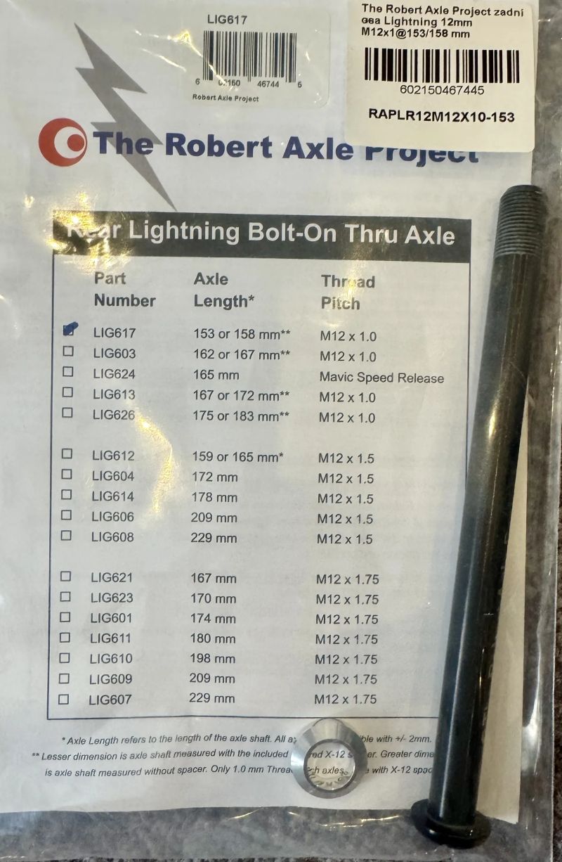 Prodám pevné osy Robert Axle project