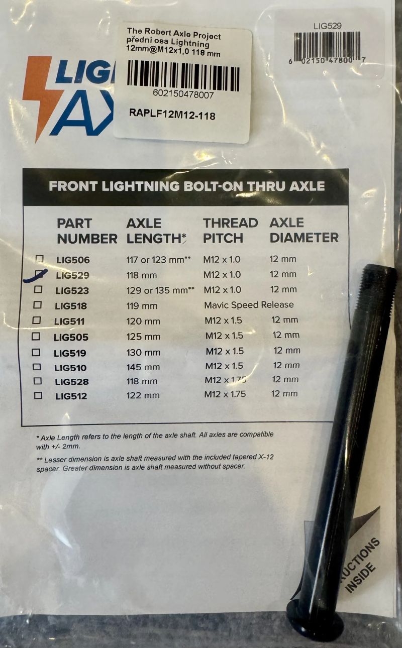 Prodám pevné osy Robert Axle project