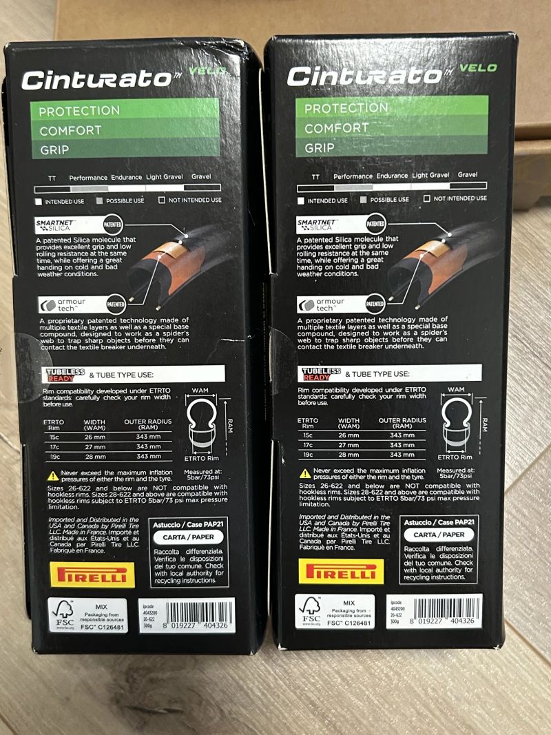 Pirelli Cinturato TLR 700x26c