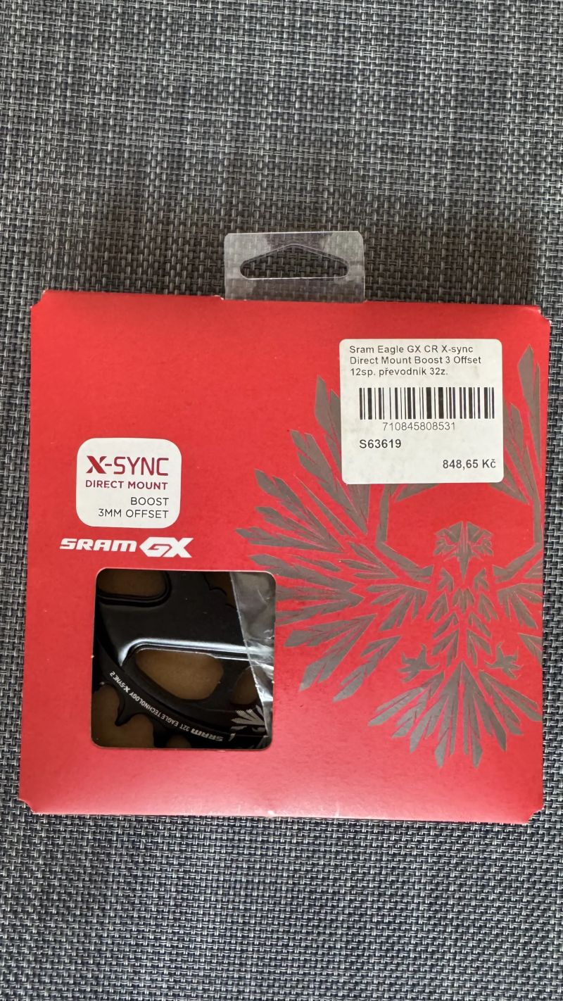 Převodník sram Gx 32z 3 mm offset