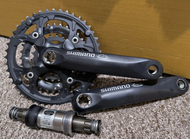Shimano MTB kliky s osou 