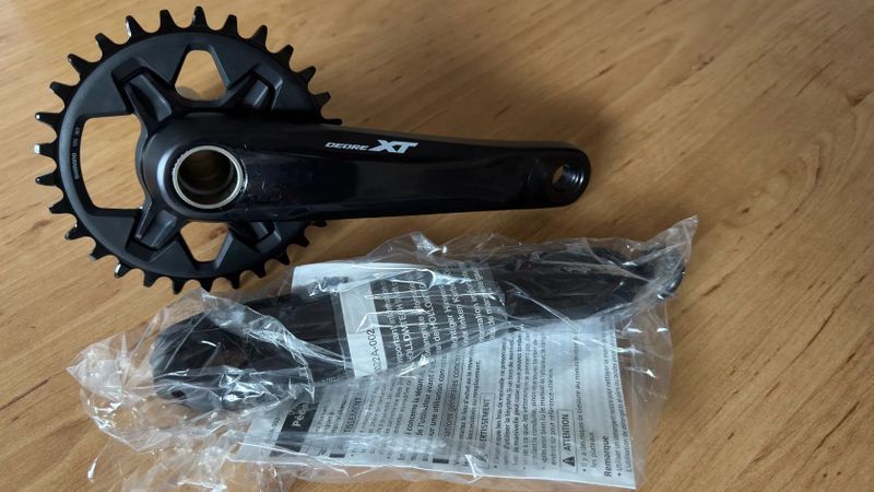 Kliky Shimano Deore XT vč. převodníku - NOVÉ