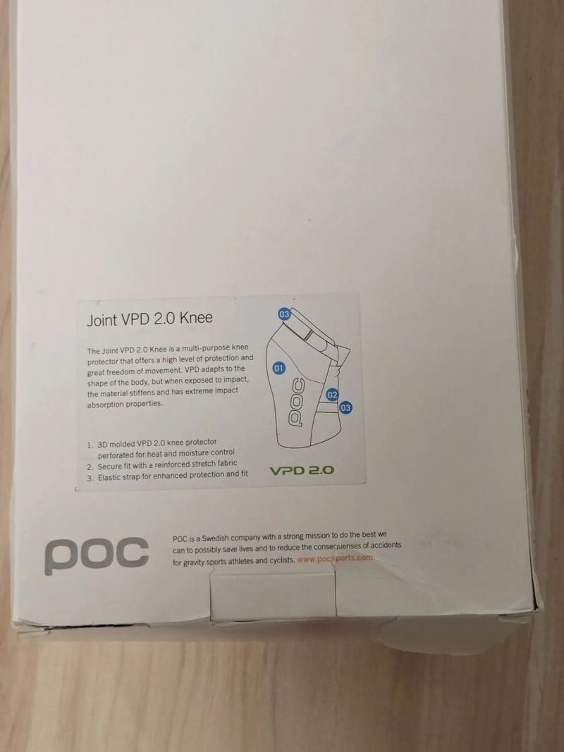 POC Joint VPD 2.0 Knee Uranium Black L