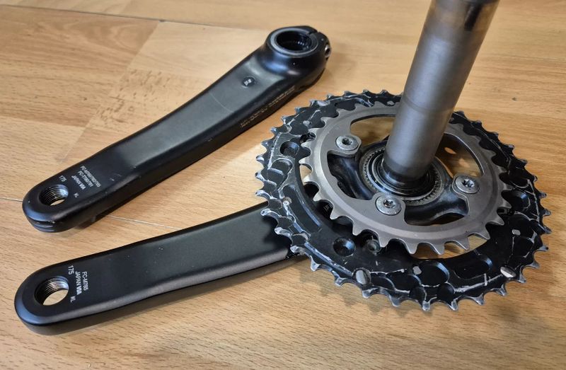 Kliky Shimano XT M785 - 175mm, 38-26z