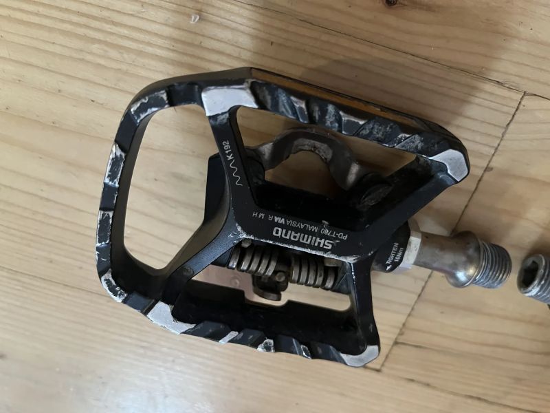 Trekové pedály Shimano Deore XT PD-T780, použité