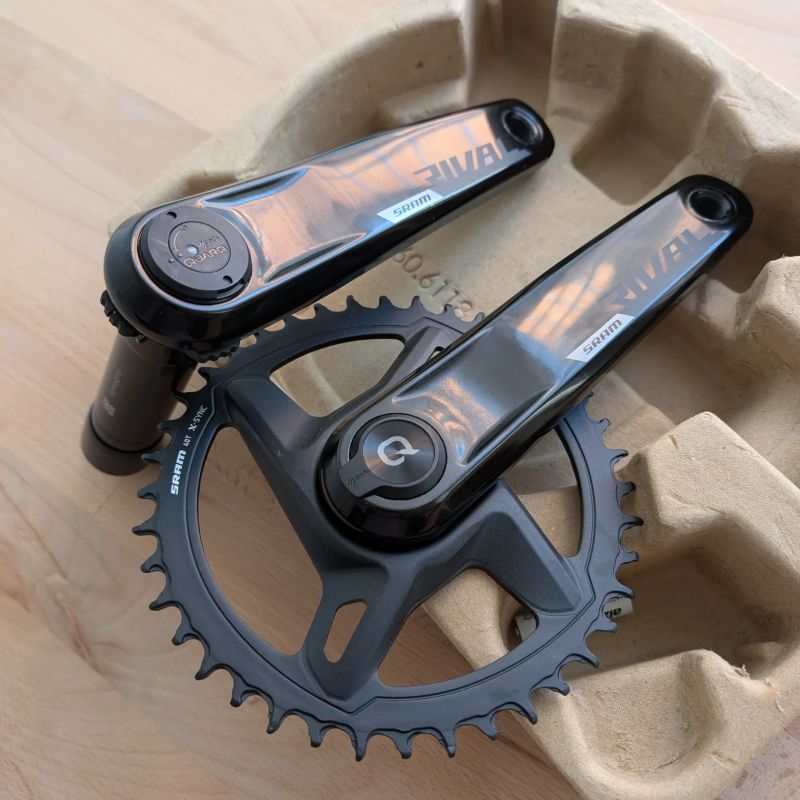 SRAM Rival AXS DUB Wide 1x12 40T 165mm s wattmetrem
