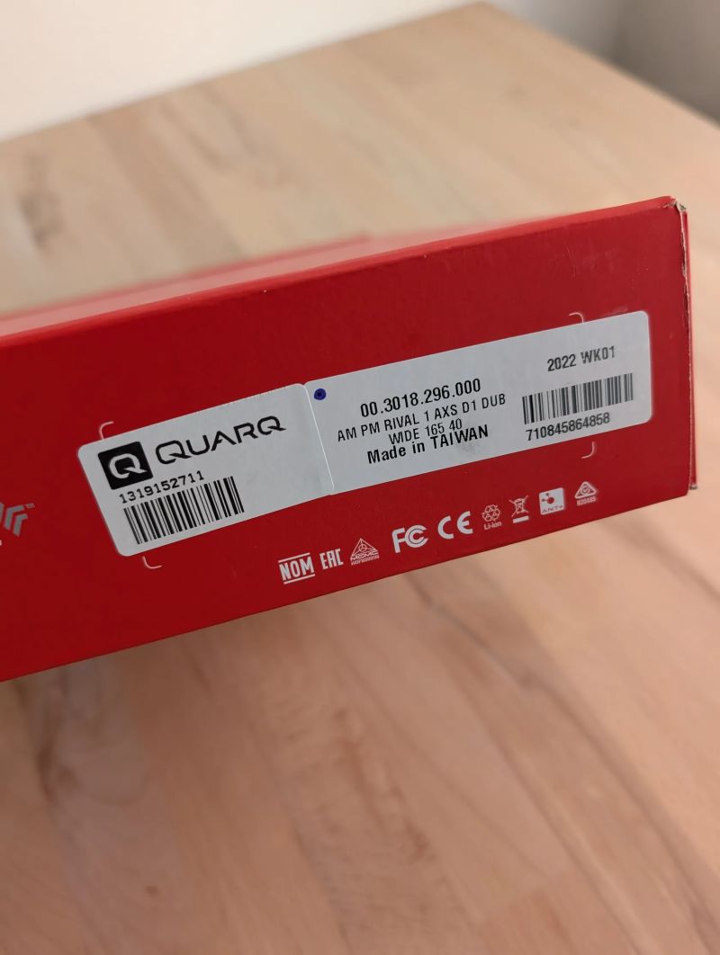 SRAM Rival AXS DUB Wide 1x12 40T 165mm s wattmetrem
