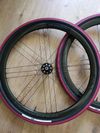 Zapletená kola CAMPAGNOLO Shamal Carbon DB C21 2WF Disc-Bezdušové-Top Zánovní stav