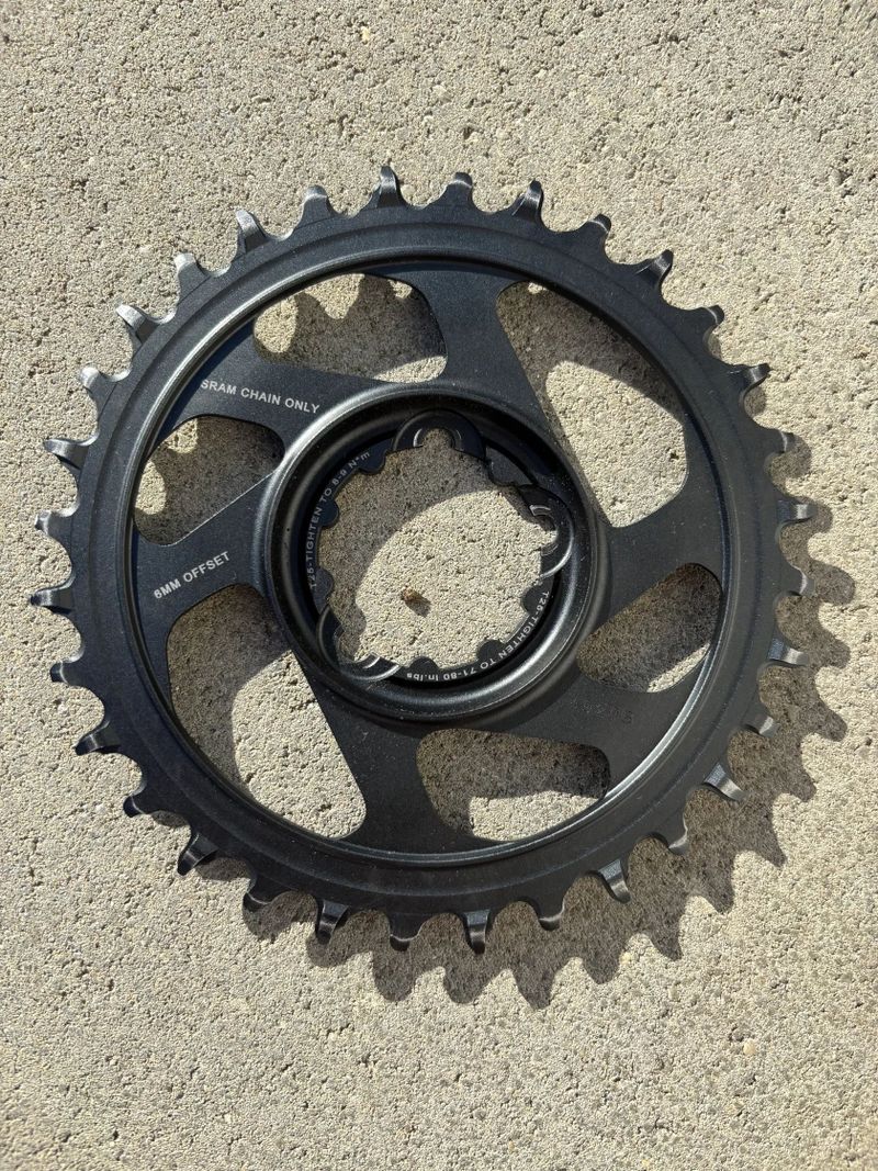 Prevodník Sram X-Sync 2 Eagle CF DM 6mm Offset