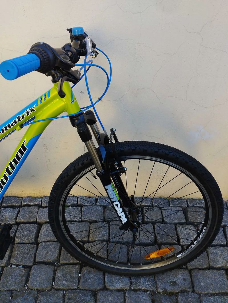 MTB kolo Author A-Matrix 26", rám 13", po servisu, pro výšku 130-155cm+ DÁREK